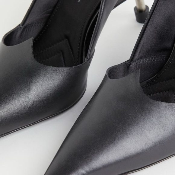 New H&M black Rhinestone Chain-detail Pumps size 38 - Picture 4 of 11